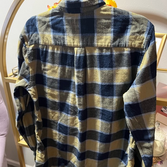 Croft & Barrow Navy and olive Checkered Shirt - Picture 2 of 3